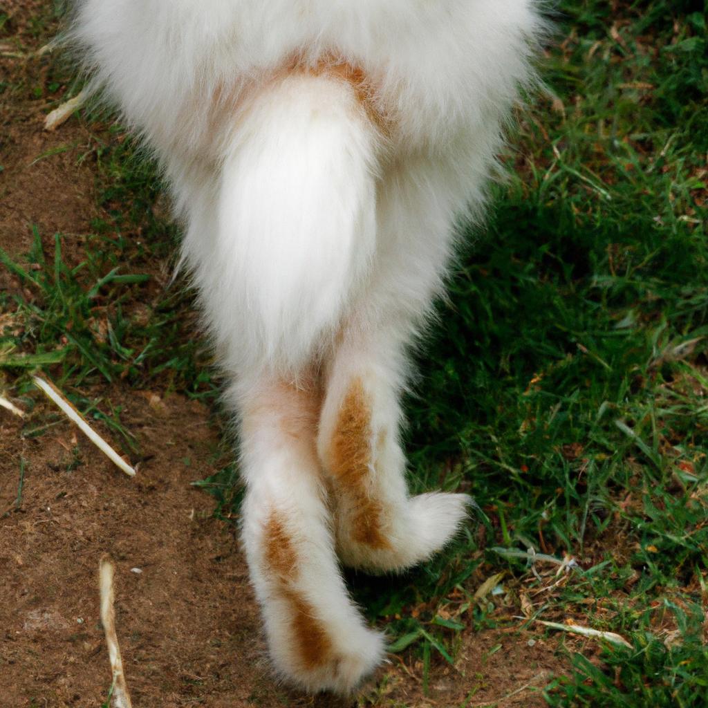 A rabbit's limbs and tail, crucial for its movement.